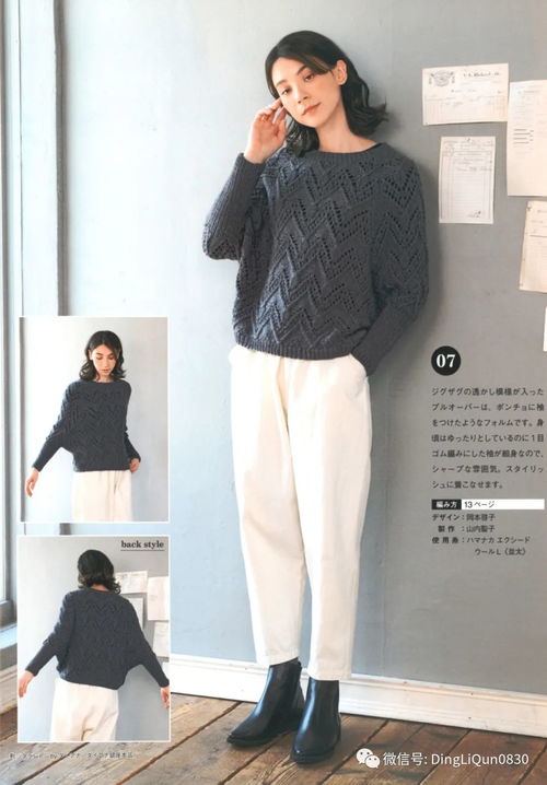 针织图解 女士精品系列80款秋冬季服装配饰 完整版