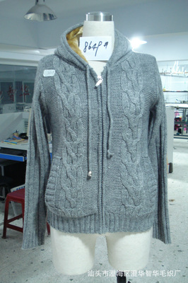 【2014韩版长袖中长款针织衫 厂家批发厂家直供 服装加工订做】价格,厂家,图片,女式毛衣,汕头市澄海区澄华智华毛织厂-