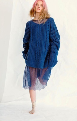 宽松圆领毛衣|针织服装|2018/19秋冬女装关键单品