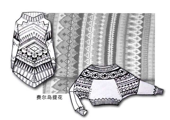 针织款式图