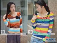 供应针织系列款色秋冬装长袖上衣厂家直批_服装服饰_世界工厂网中国产品信息库