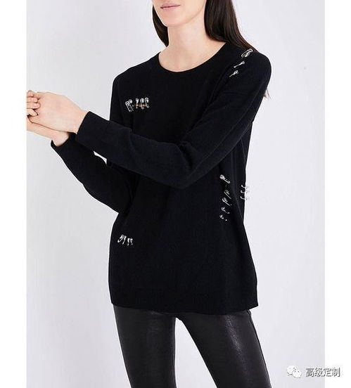 2018 19秋冬女士针织服装 细节 镶边